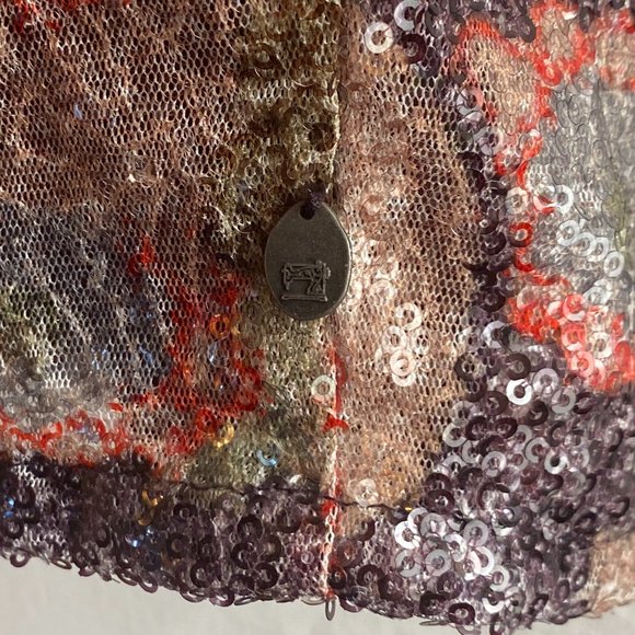 Scotch & Soda Floral Sequin Top - Picture 5 of 7